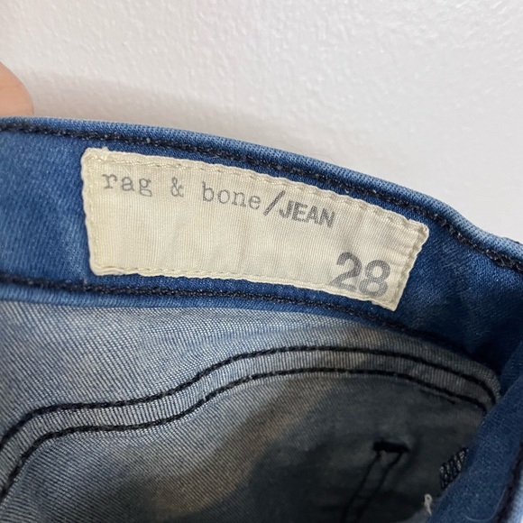 Rag & Bone High Rise Skinny Jeans Skye Wash Lightweight 28 - Picture 10 of 13